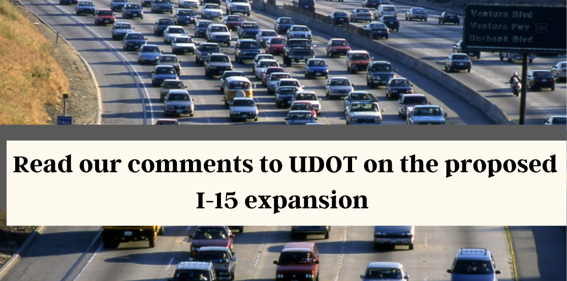 UPHE comments on UDOT proposal